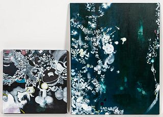 IN KYOUNG CHUN, TWO CONTEMPORARY ABSTRACT WORKS