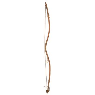 Plains Sinew-backed Recurve Bow, From an American Museum