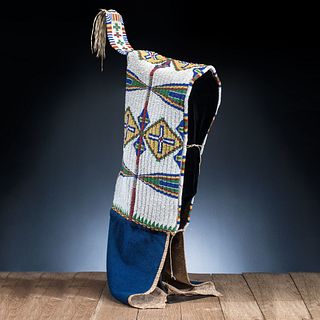 Sioux Beaded Hide Cradle, From the Collection of Judge Norman and Patricia Murdock, Ohio