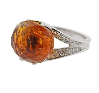 Bibibgi 18K Gold Diamond Gemstone Ring