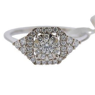 Memoire Gold Diamond Engagement Ring
