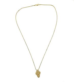 Sonia B 14k Gold Diamond Pendant Necklace