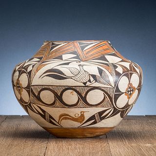 Mary Histia (Acoma, 1881-1973) Attributed, Polychrome Pottery Jar