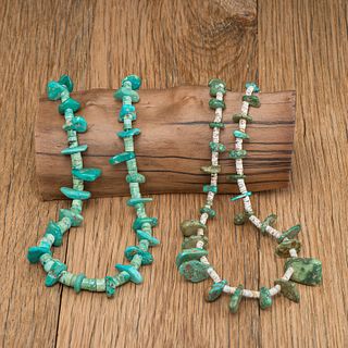 Pueblo Turquoise Nugget Necklaces