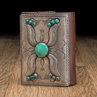 Navajo Silver and Turquoise Ketoh