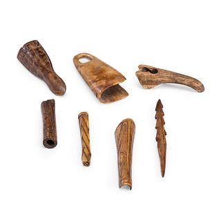 Punuk Culture Fossilized Walrus Ivory Implements