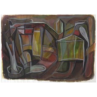 GILDA CASTILLO, Untitled, Signed and dated 95, Watercolor on paper, 18.5 x 26.3" (47 x 67 cm)