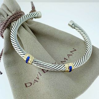 David Yurman 14k Sapphire Bracelet 5mm