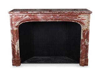 A French Marble Fireplace Mantel