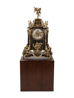 A Louis XV Style Boulle Marquetry Bracket Clock