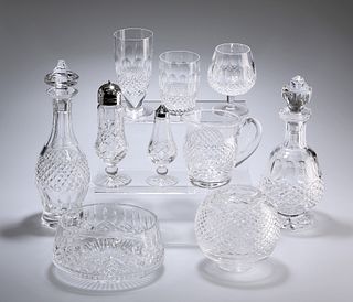 A LARGE COLLECTION WATERFORD CRYSTAL, including six tall glasses (16.5cm), 