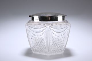 A VICTORIAN SILVER-MOUNTED CUT-GLASS BISCUIT BOX, JOHN HEATH & JOHN MIDDLET