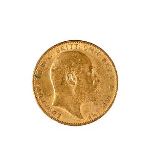 AN EDWARD VII GOLD SOVEREIGN, 1903.