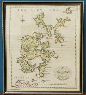 A NEW AND ACCURATE MAP OF THE ORKNEY ISLANDS FROM THE LATEST SURVEYS, engra