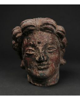GANDHARA HEAD OF A YOUNG LADY