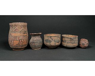 COLLECTION OF INDUS VALLEY TERRACOTTA VESSELS