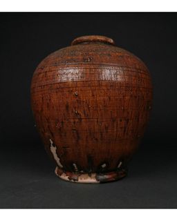 CHINESE TANG DYNASTY GLAZED VESSEL