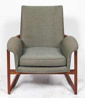 Ico Parisi Manner Modern Upholstered Club Armchair