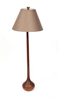 Danish Modern Manner Teak Floor Lamp