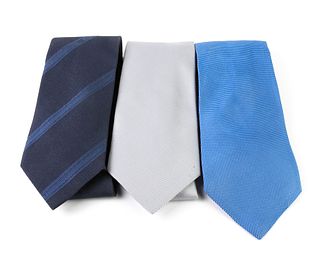Men's Designer Silk Neckties incl Gucci Group of 3