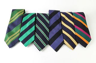 Men's Designer Silk Neckties, Incl. Gucci, 6