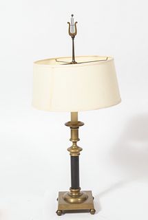 Regency Manner Brass Table Lamp