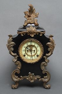 Ansonia Clock Co. Rococo Style Mantel Clock