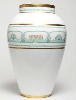 Bernardaud Limoges "Folio De Bagatelle" Vase