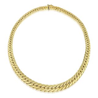 Gold Link Necklace, Italian