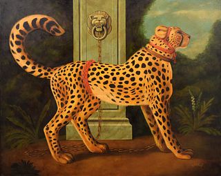 Large William Skilling Cheetah Painting