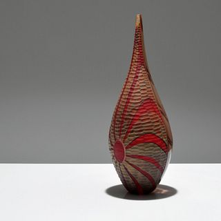 Large Salvadore & Campagnol Vase/Vessel, Murano