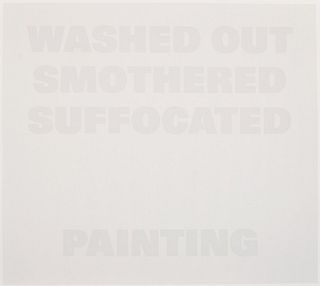 Remy Zaugg "Washed Out" Silkscreen, Signed Edition