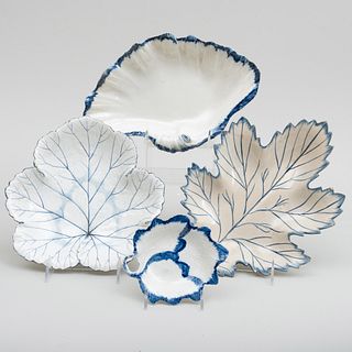 Four Wedgwood and Creamware Dishes
