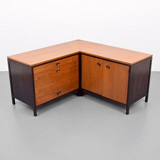 Edward Wormley Corner Cabinet/Desk Extension