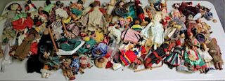 Large Lot of Assorted Mostly International Dolls.