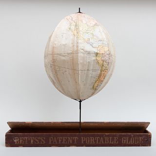 English Betts's Patent Portable Terrestrial Globe with Presentation Box