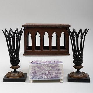 Group of Gothic Style Desk Articles