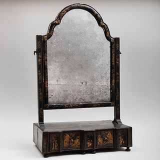 Chinoiserie Lacquered Dressing Mirror