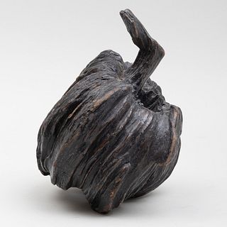Japanese Rootwood Model of a Gourd