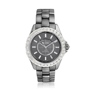 Chanel Ref. J12 Chromatic Diamond Watch in Ceramic Titanium and White Gold