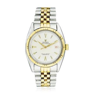 Rolex Oyster Perpetual Ref. 6105 "Ovettone" in Steel and 14K Gold