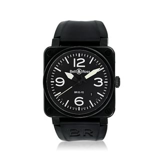 Bell & Ross Ref. BR 03-92 in Steel with Carbon Black PVD finish