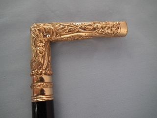 GOLD PLATED CANE