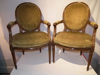 PAIR FRENCH CHAIRS