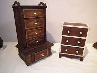 2 MINI SAILOR MADE CHESTS