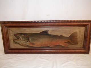 PAINTING OF RAINBOW TROUT 