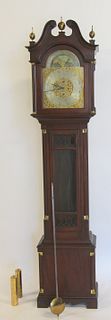Bigelow And Kennard Mahogany Tallcase Clock with