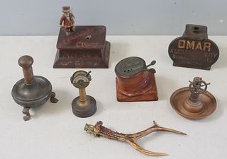 Lot Of 7 Antique Cigar Collectibles .