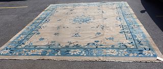 Antique And Finely hand Woven Roomsize Chinese