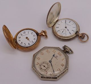 JEWELRY. (3) Gold and Gold-Filled Pocket Watches.